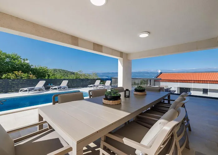 别墅 Sunset Ii With Private Pool And Beautiful Sea View 瓦比尼科